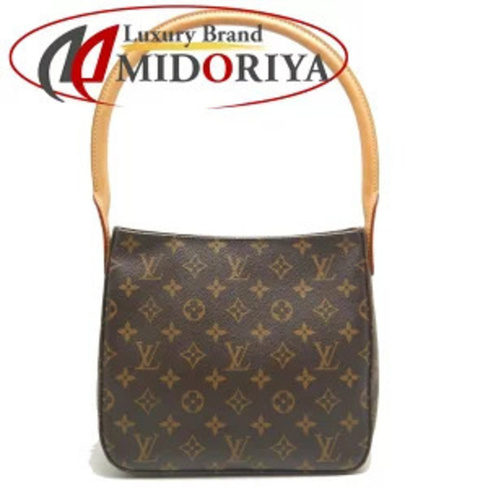LOUIS VUITTON Monogram Looping Shoulder Bag Brown